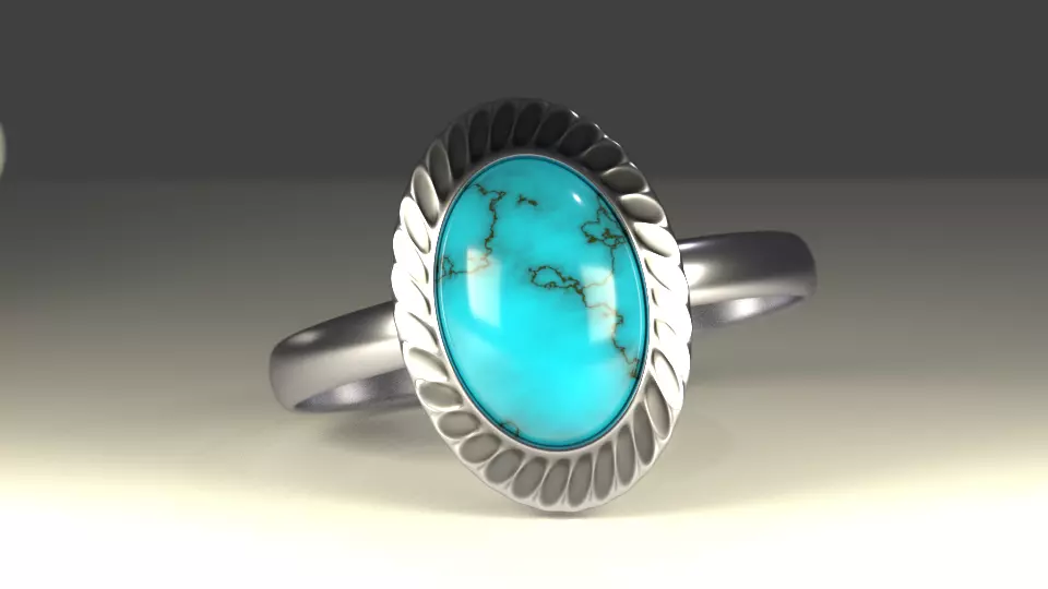 Photorealistic Ring 3D model_0