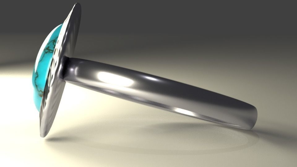 Photorealistic Ring 3D model_3