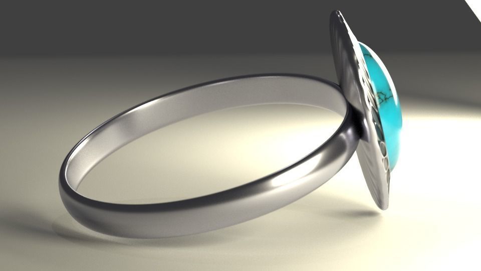 Photorealistic Ring 3D model_4