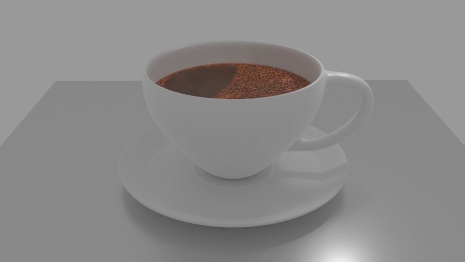 Cup with coffee 3D model_2