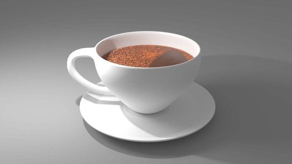 Cup with coffee 3D model_5
