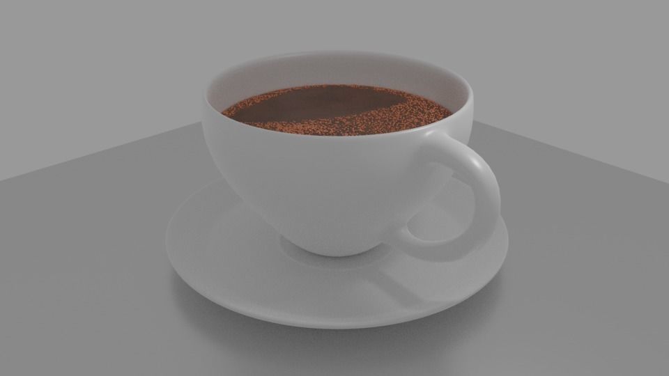 Cup with coffee 3D model_1