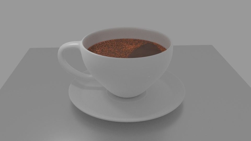 Cup with coffee 3D model_4
