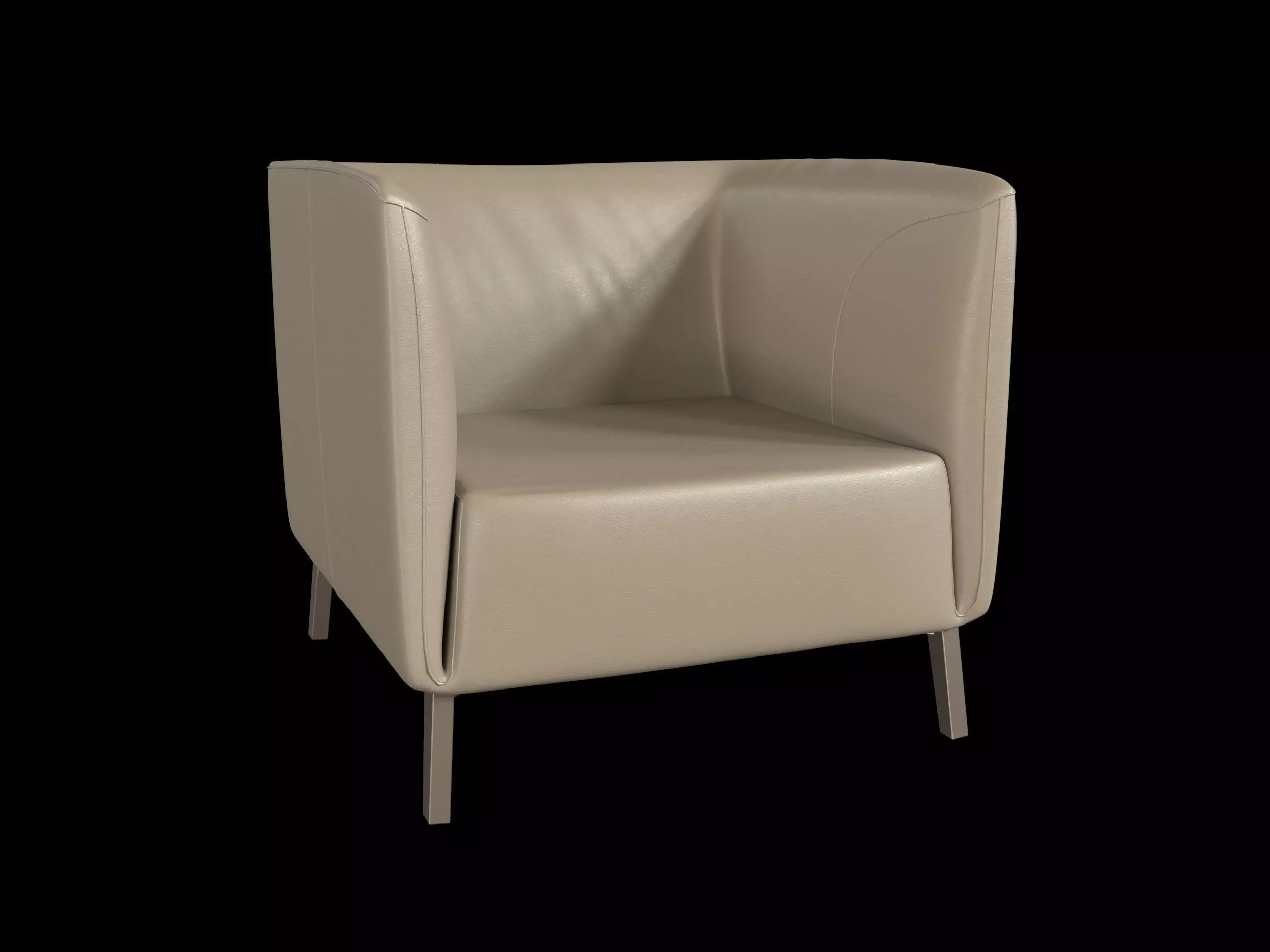 Natuzzi Armchair 3D model_0