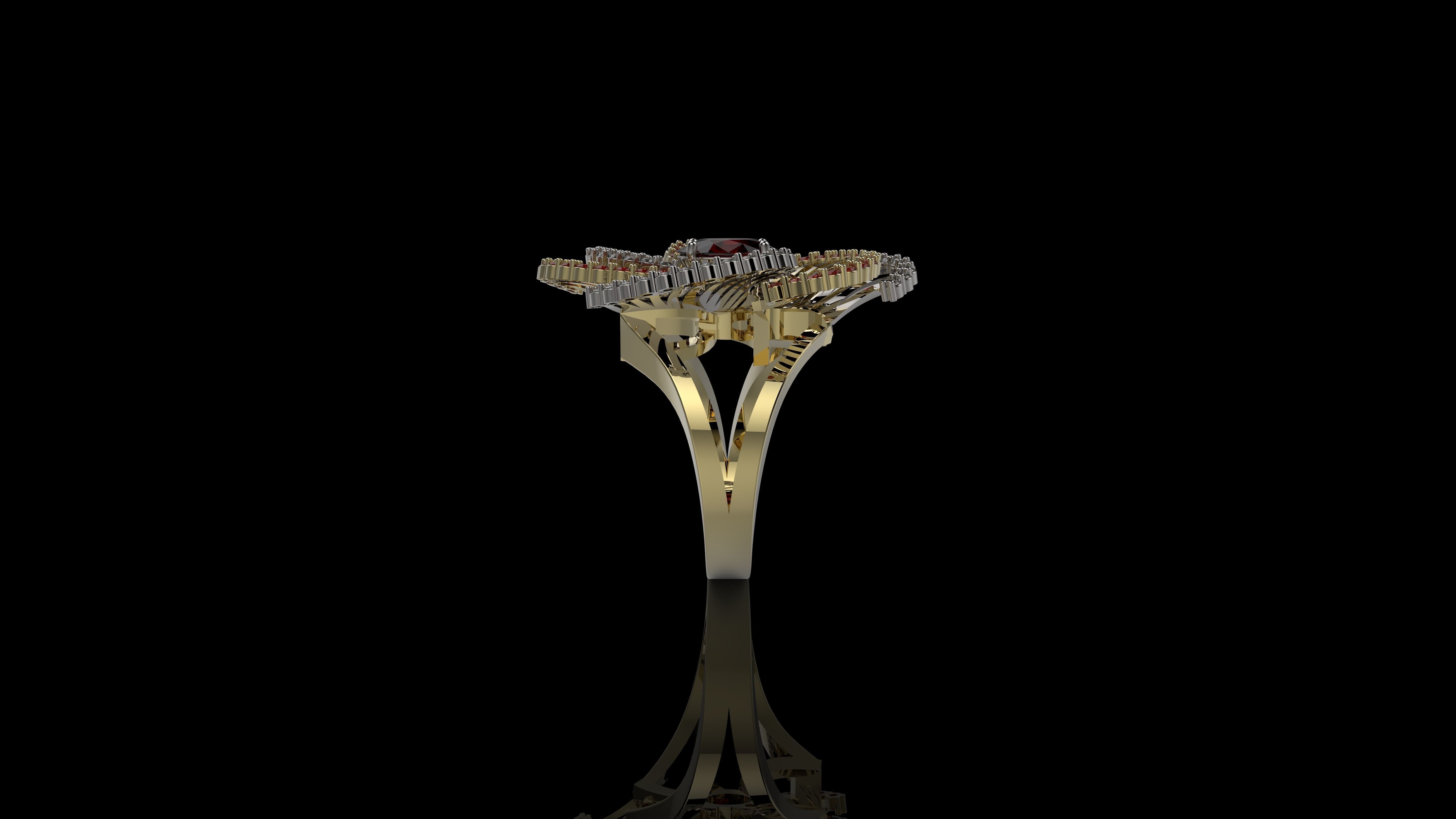 K J EVEL RINGS N1 3D print model_4