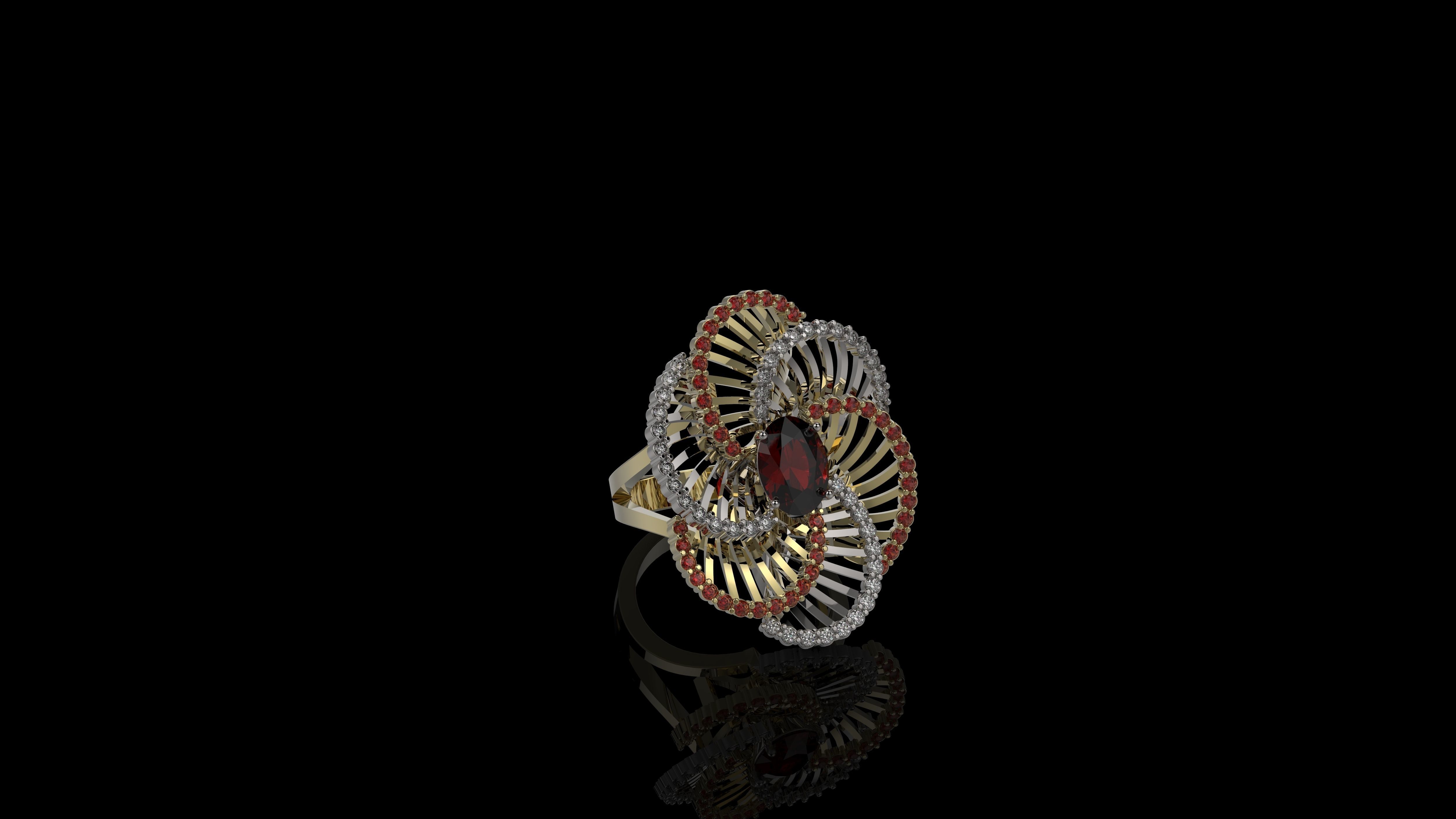 K J EVEL RINGS N1 3D print model_2