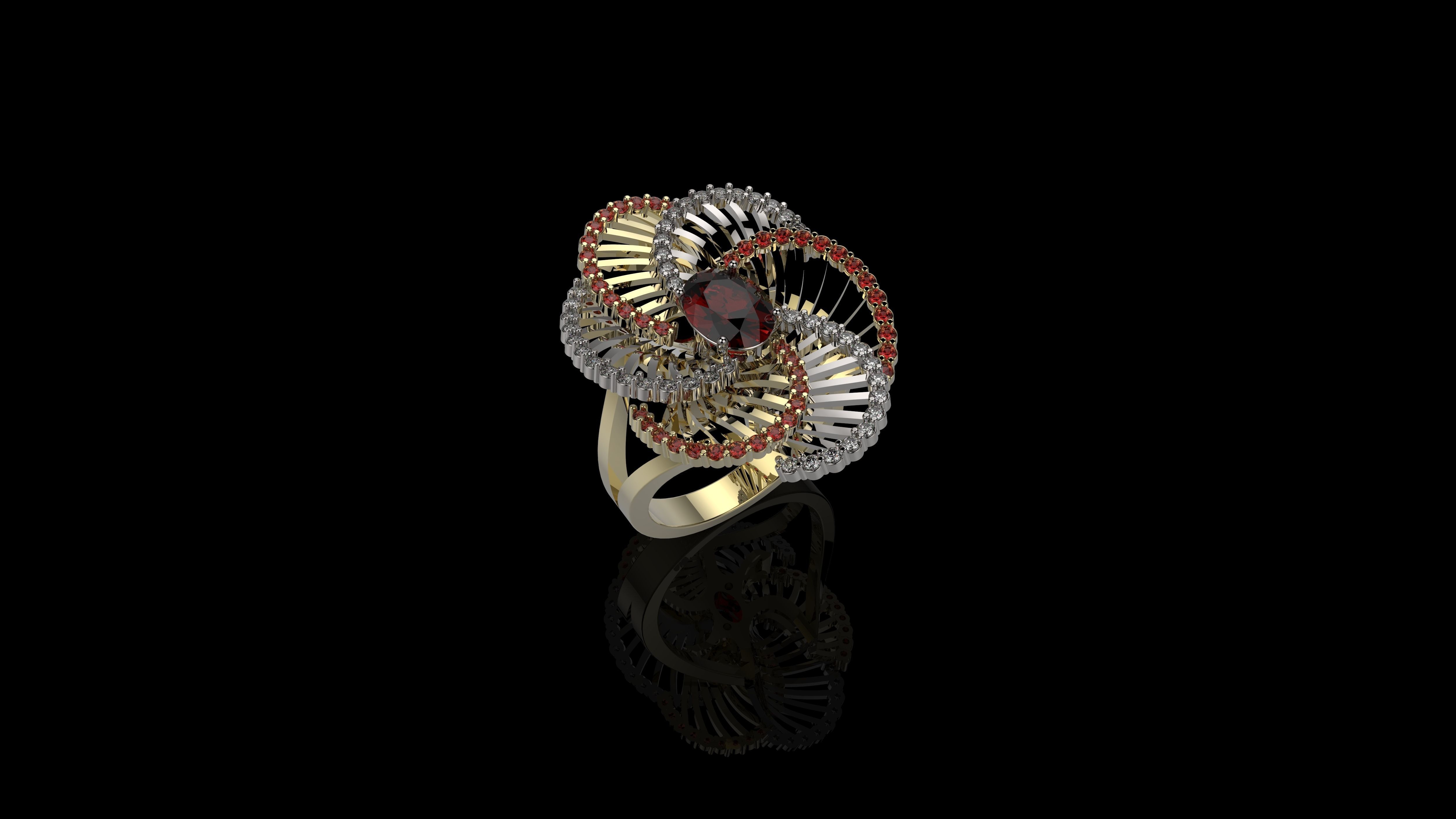 K J EVEL RINGS N1 3D print model_5