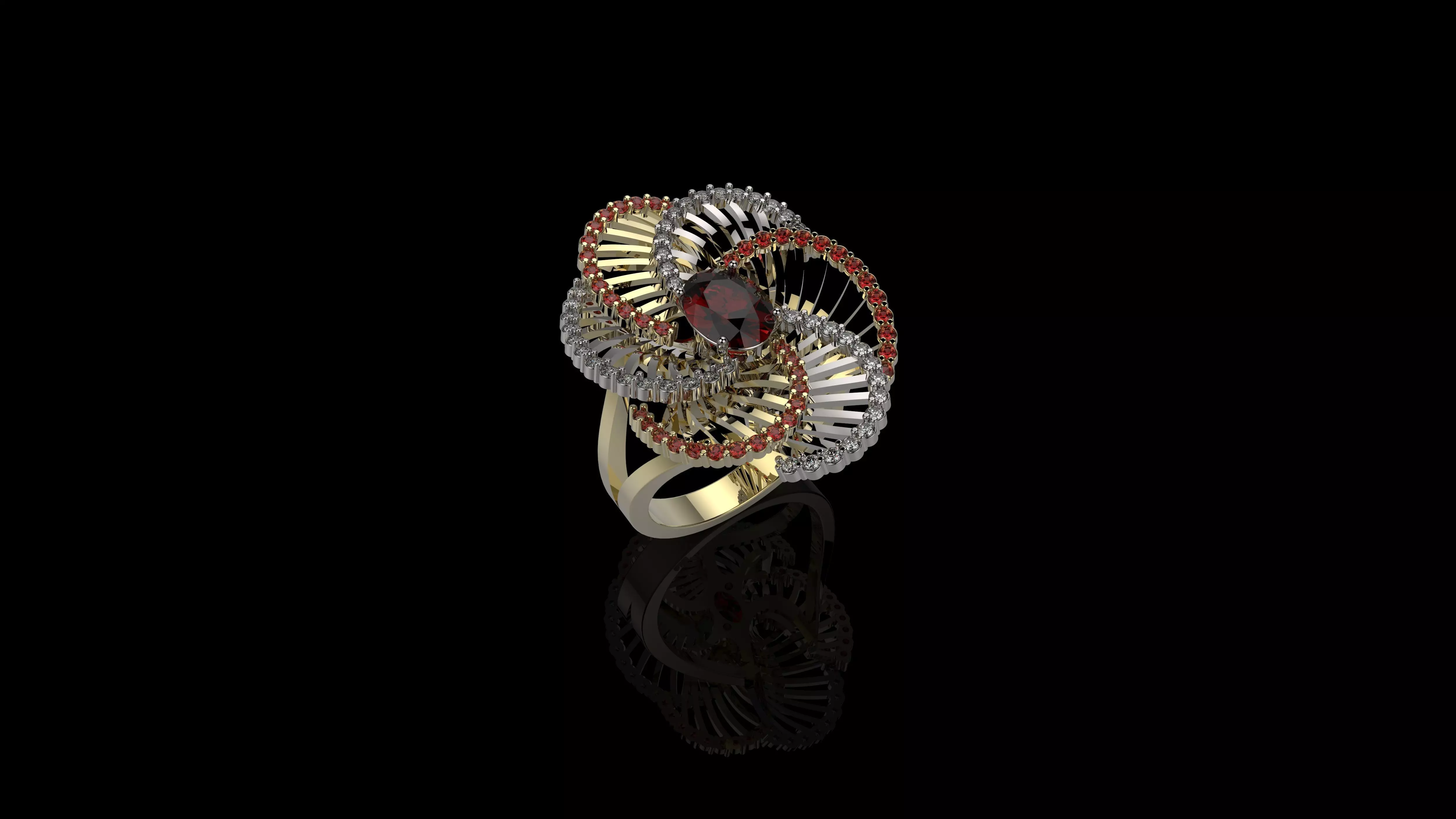 K J EVEL RINGS N1 3D print model_0