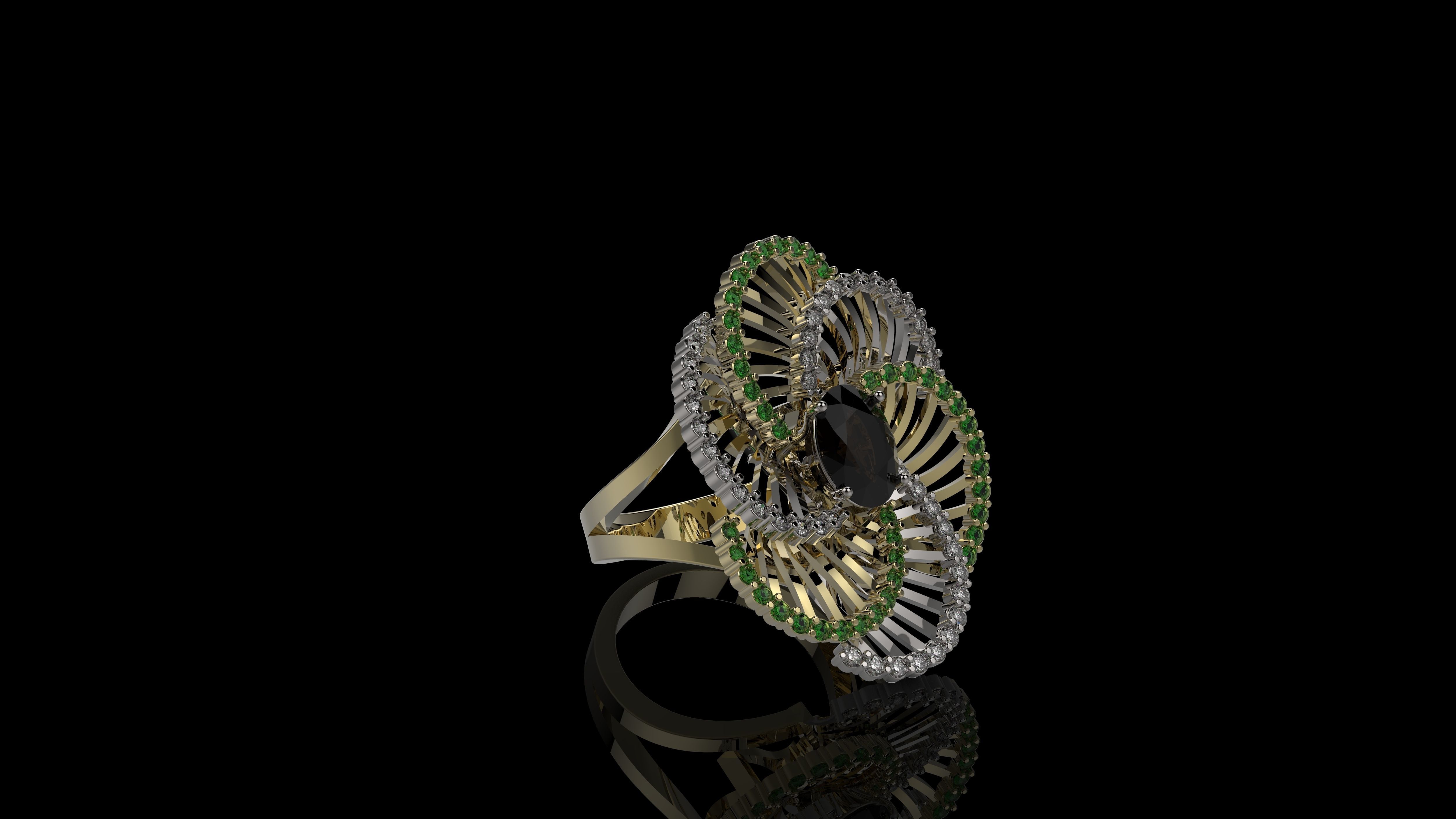 K J EVEL RINGS N1 3D print model_9