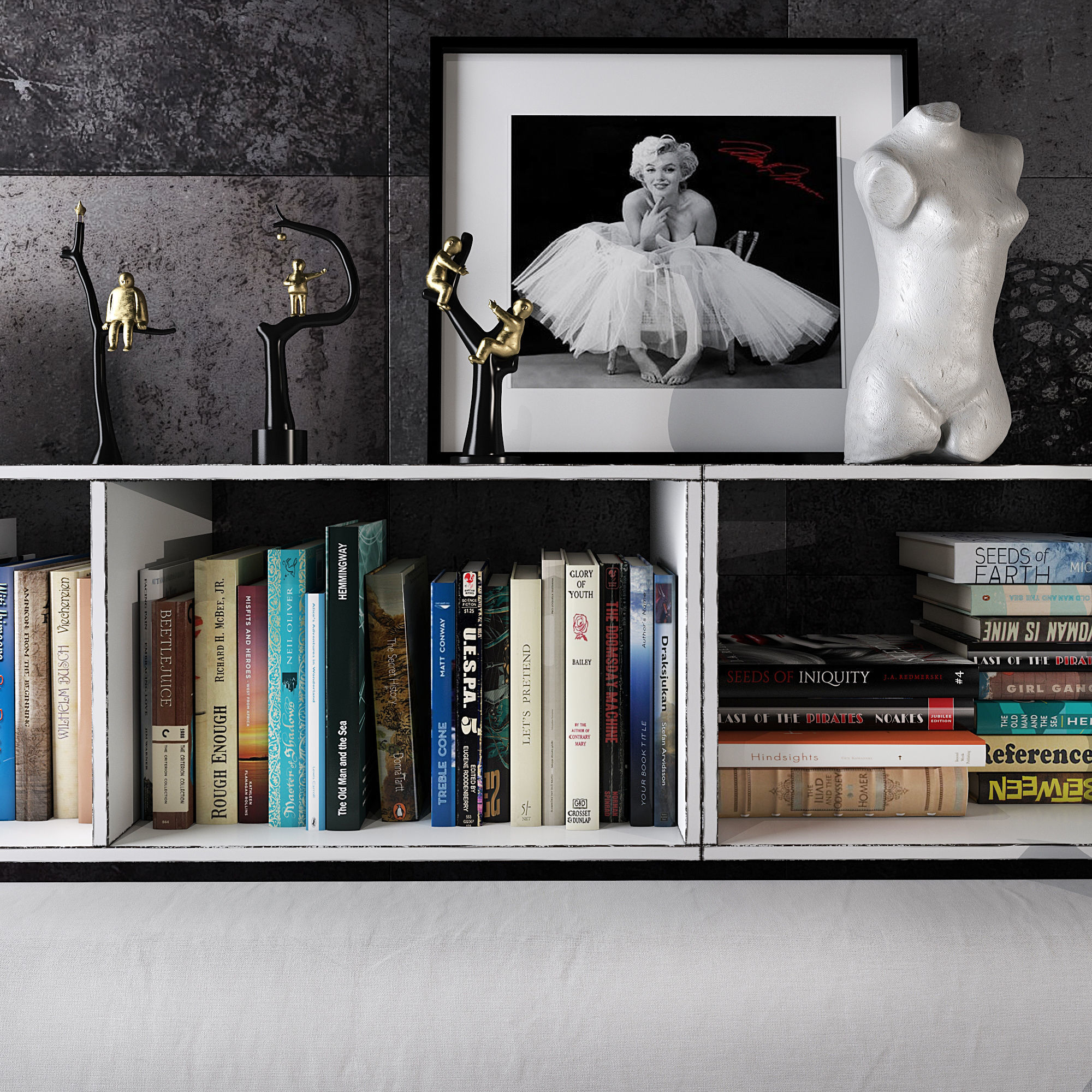 Twils livingroom set 3D model_3