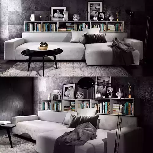Twils livingroom set 3D model