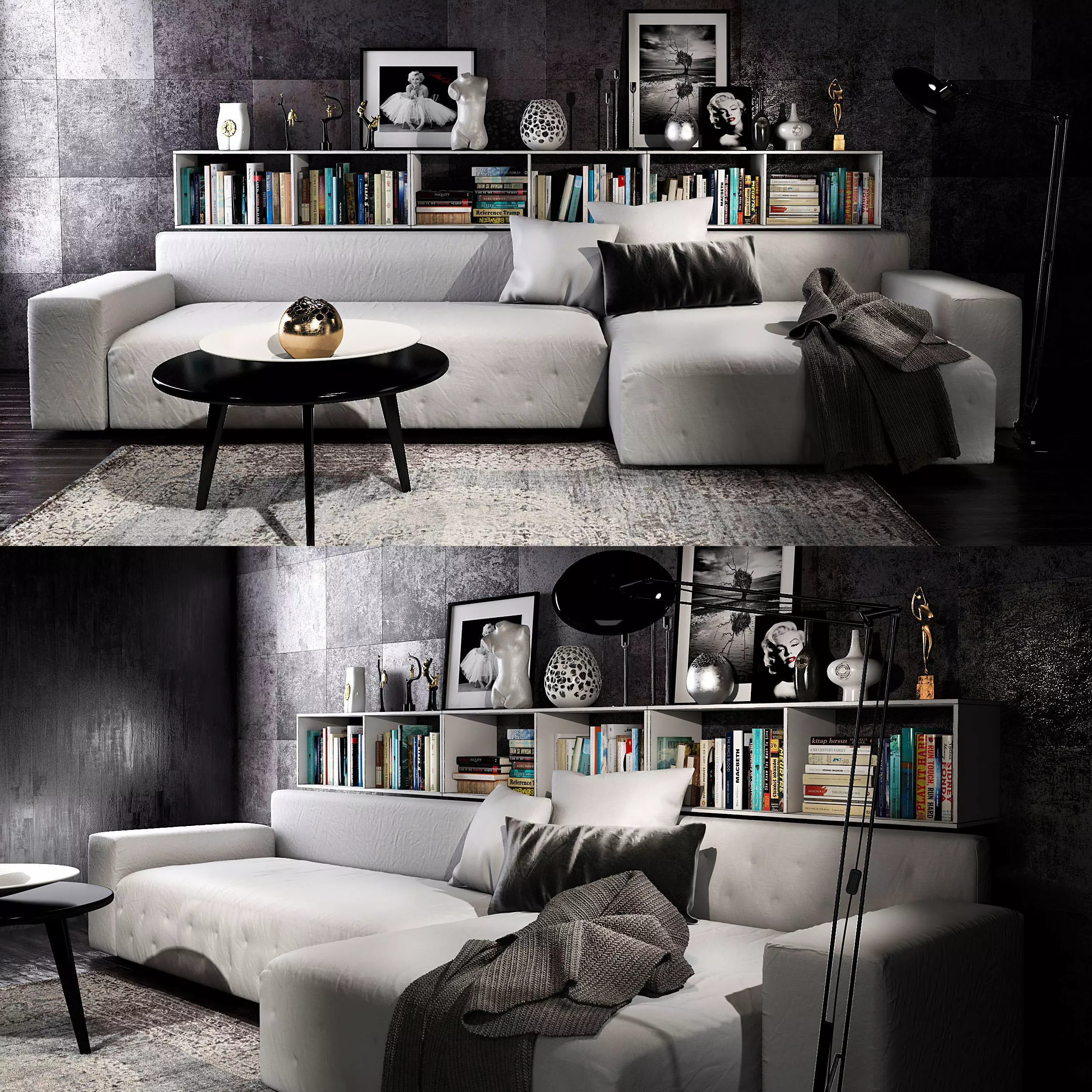 Twils livingroom set 3D model_0