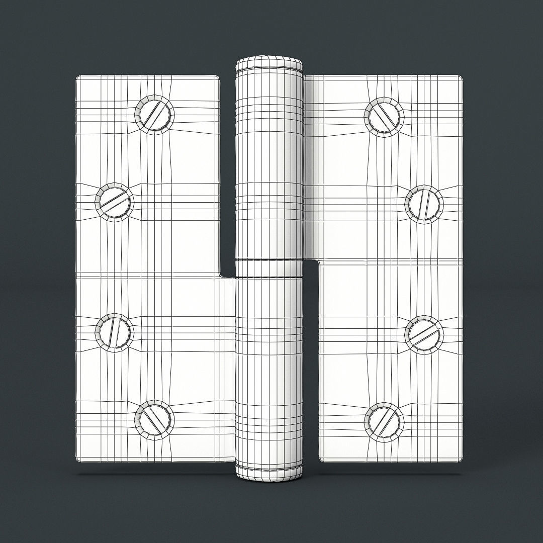 Hinge hafele 3D model_1