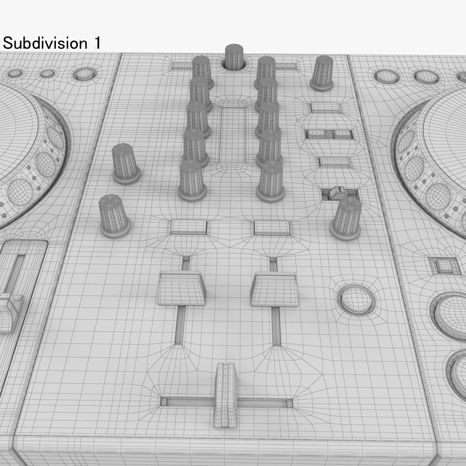 DJ Controller DDJ-400 3D model_23