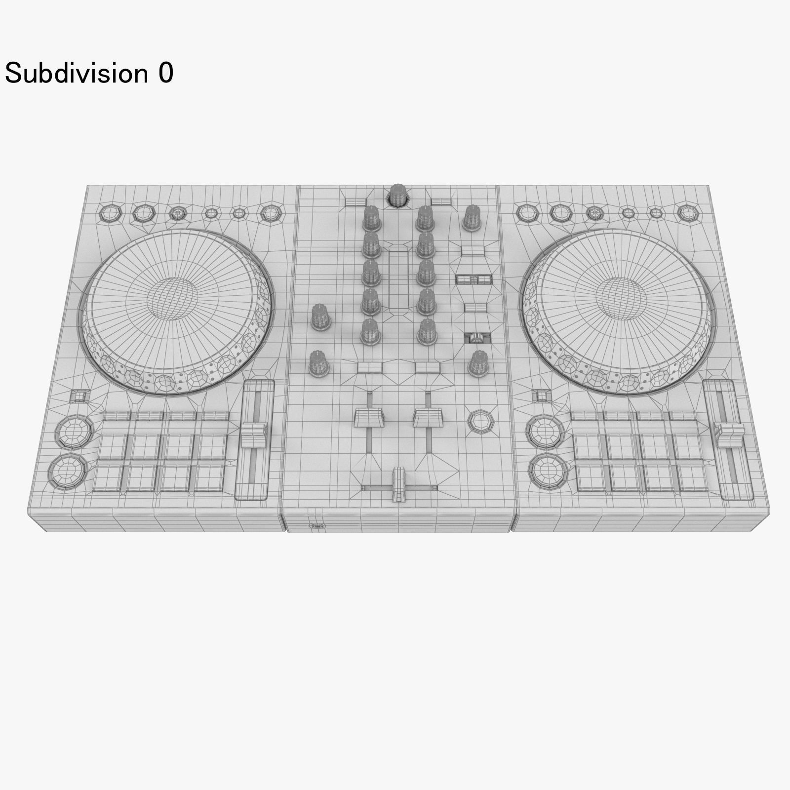 DJ Controller DDJ-400 3D model_18