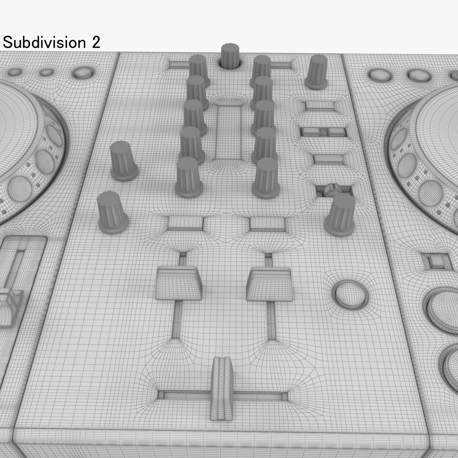 DJ Controller DDJ-400 3D model_26