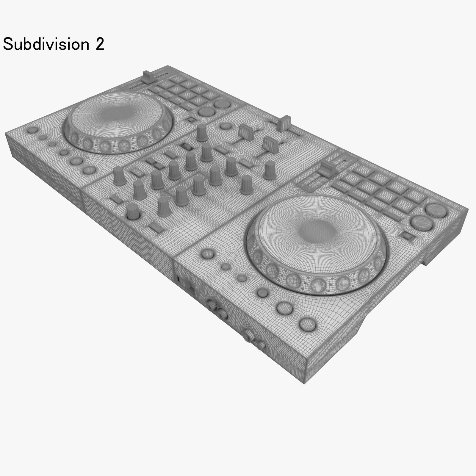 DJ Controller DDJ-400 3D model_25