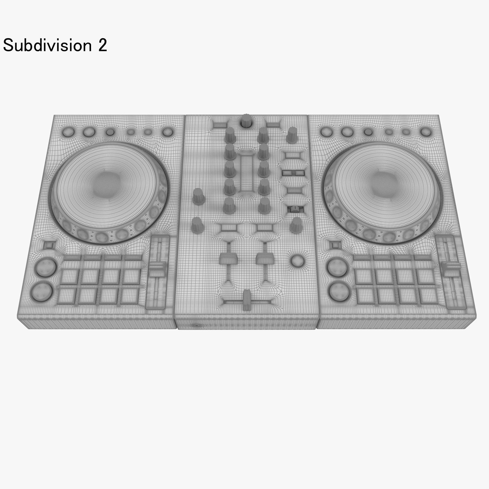 DJ Controller DDJ-400 3D model_24