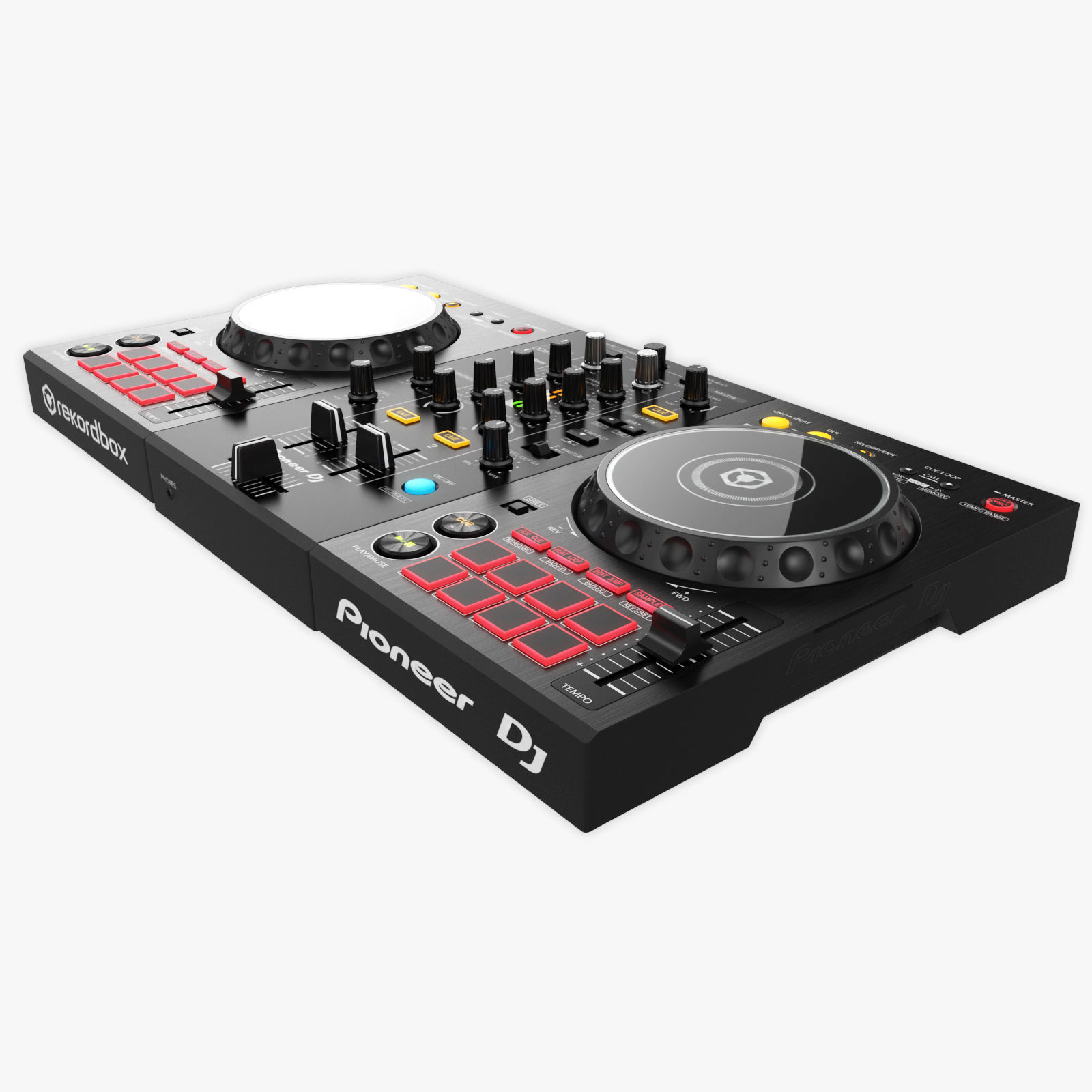 DJ Controller DDJ-400 3D model_10