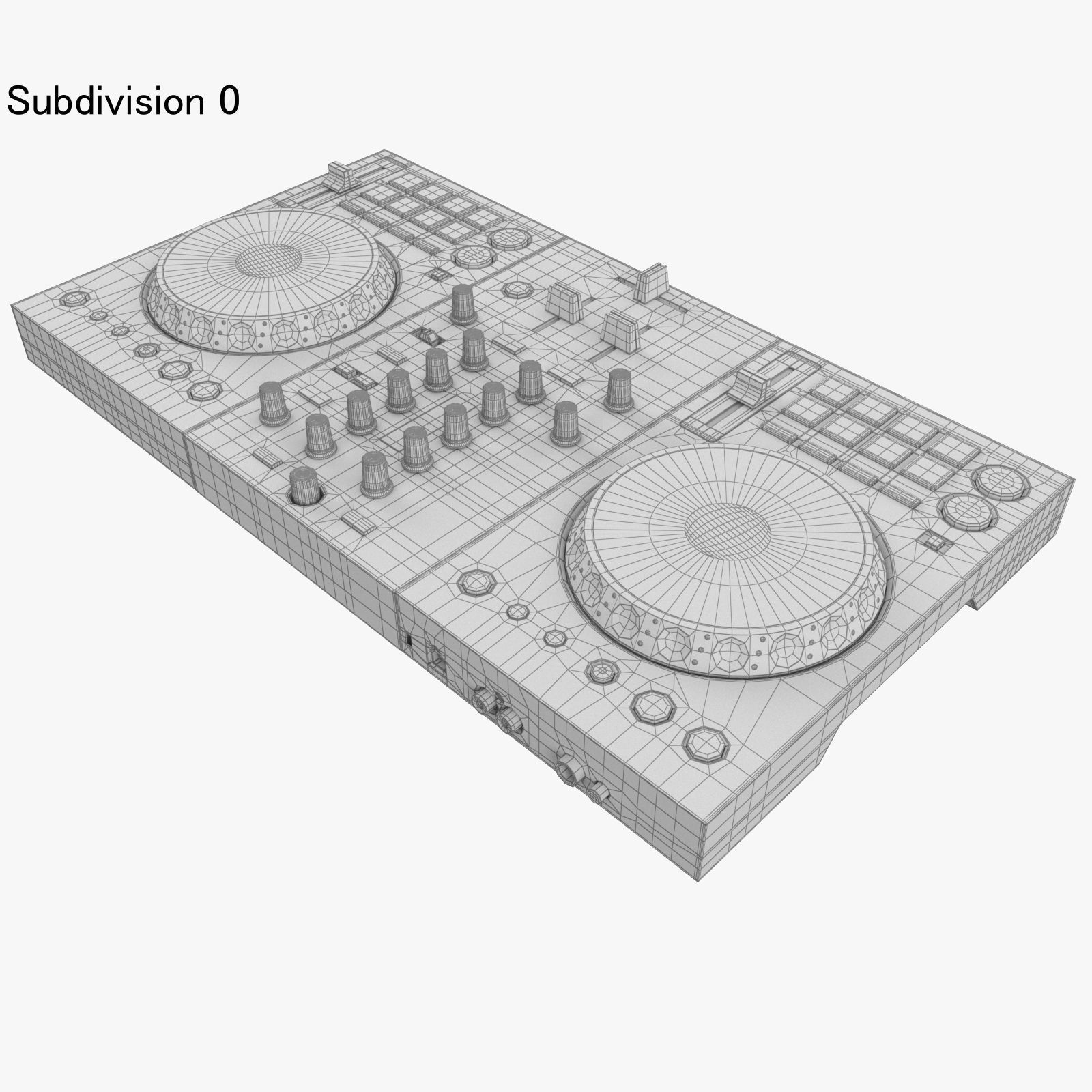 DJ Controller DDJ-400 3D model_19