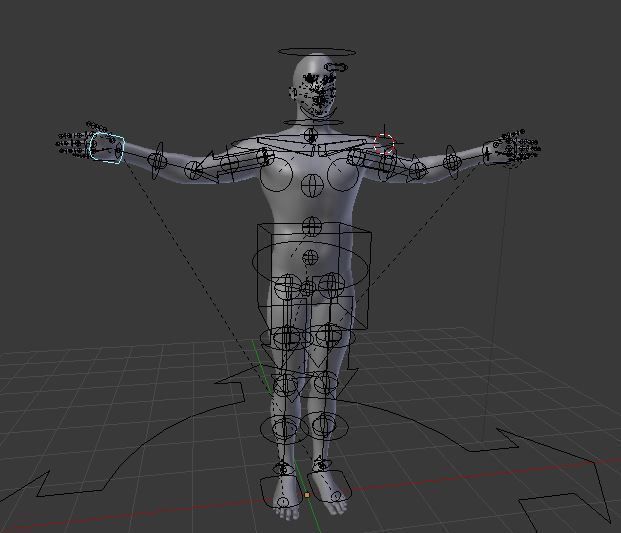 base mesh rigged  3D model_3