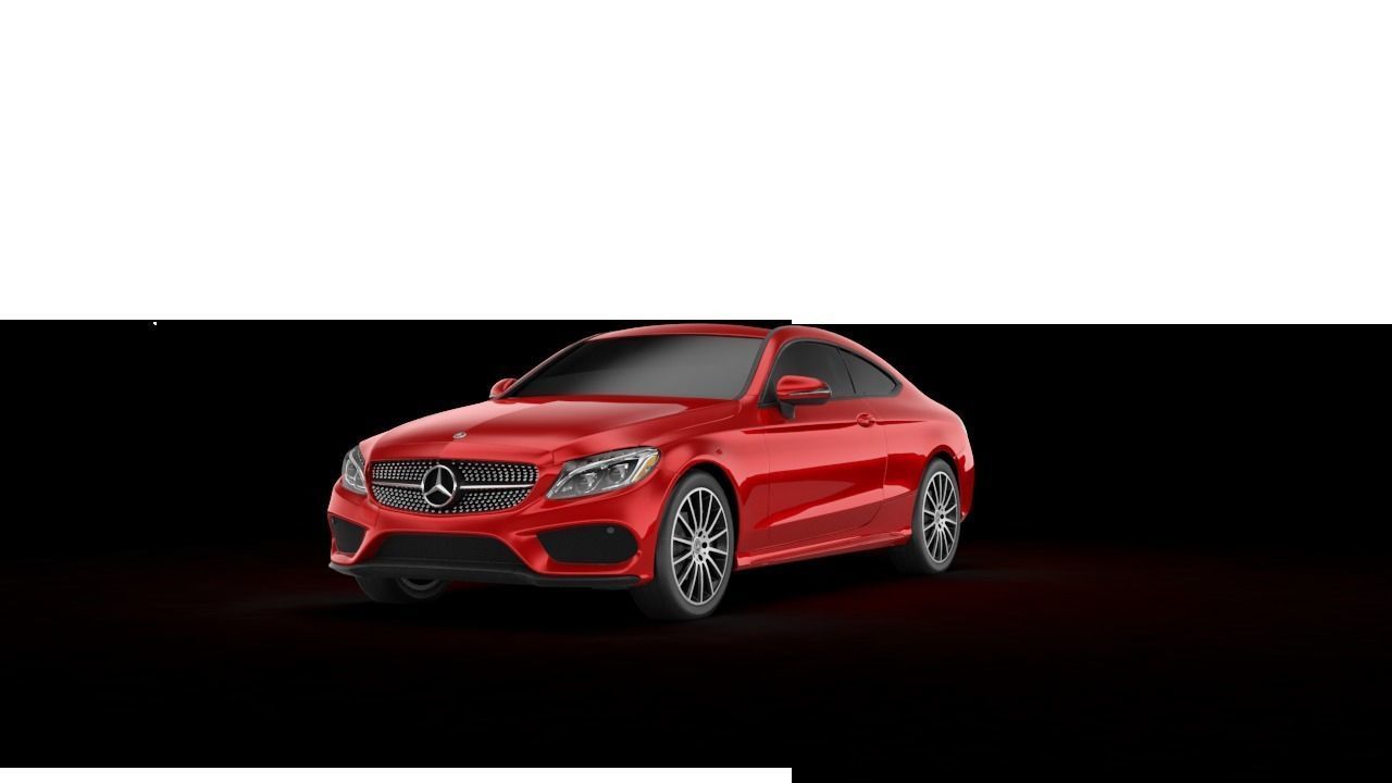 Mercedes Benz C Class Coupe 2019 Low-poly 3D model_4