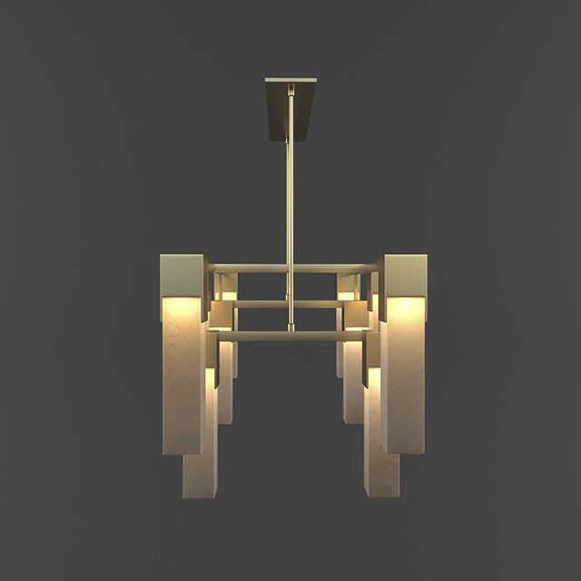 Circa Lighting- Covet Large Chandelier 3D model_1