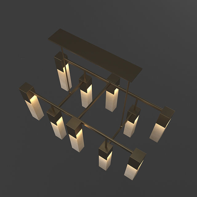 Circa Lighting- Covet Large Chandelier 3D model_3