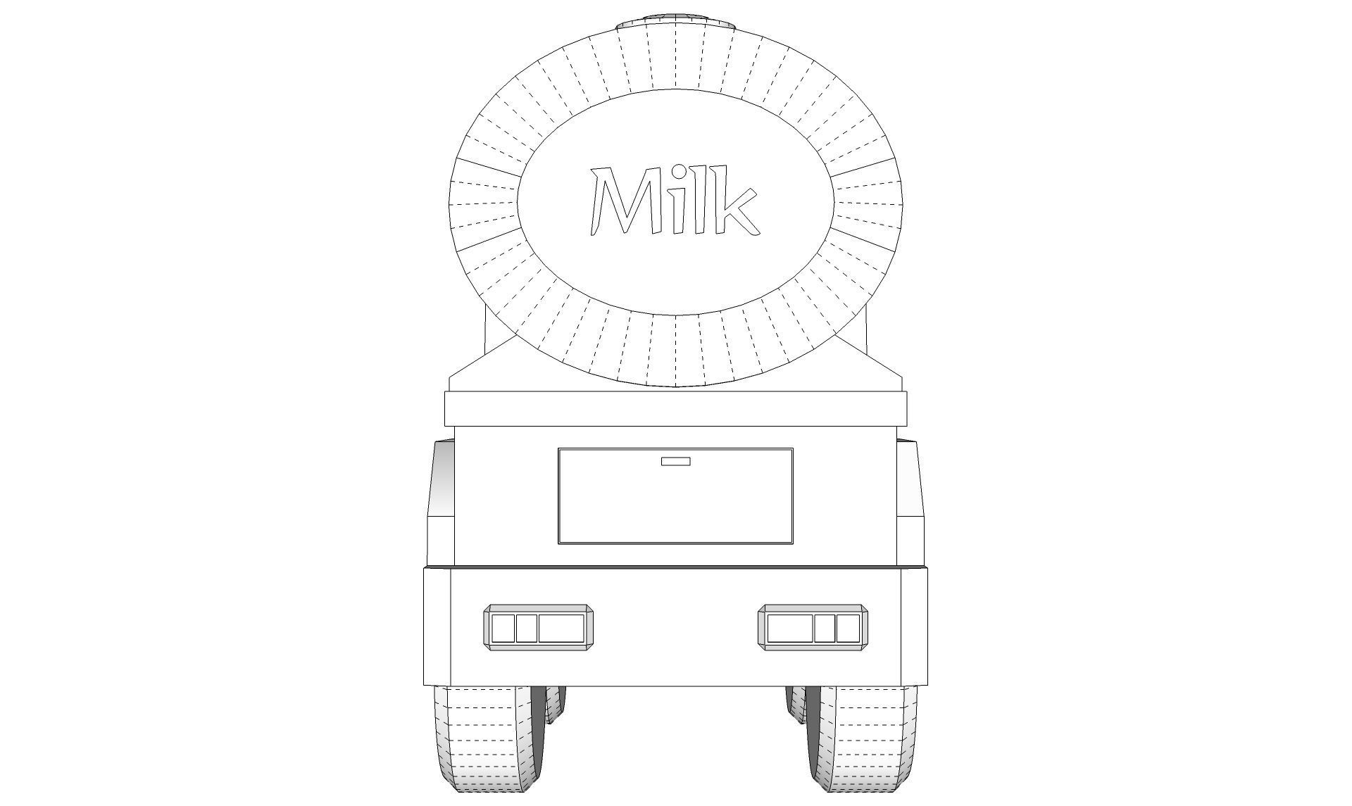 Toy Milk Tanker 3D model_18