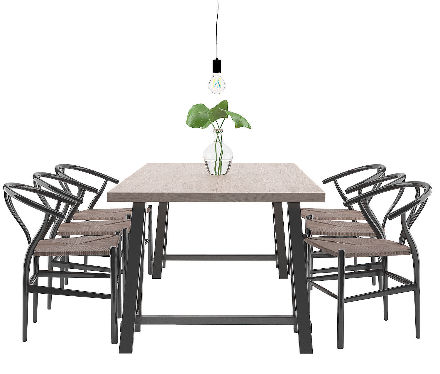 Dining Furnitures Set 27 3D model_1