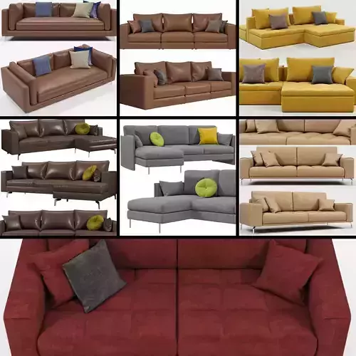 Calligaris sofas collection 3D model