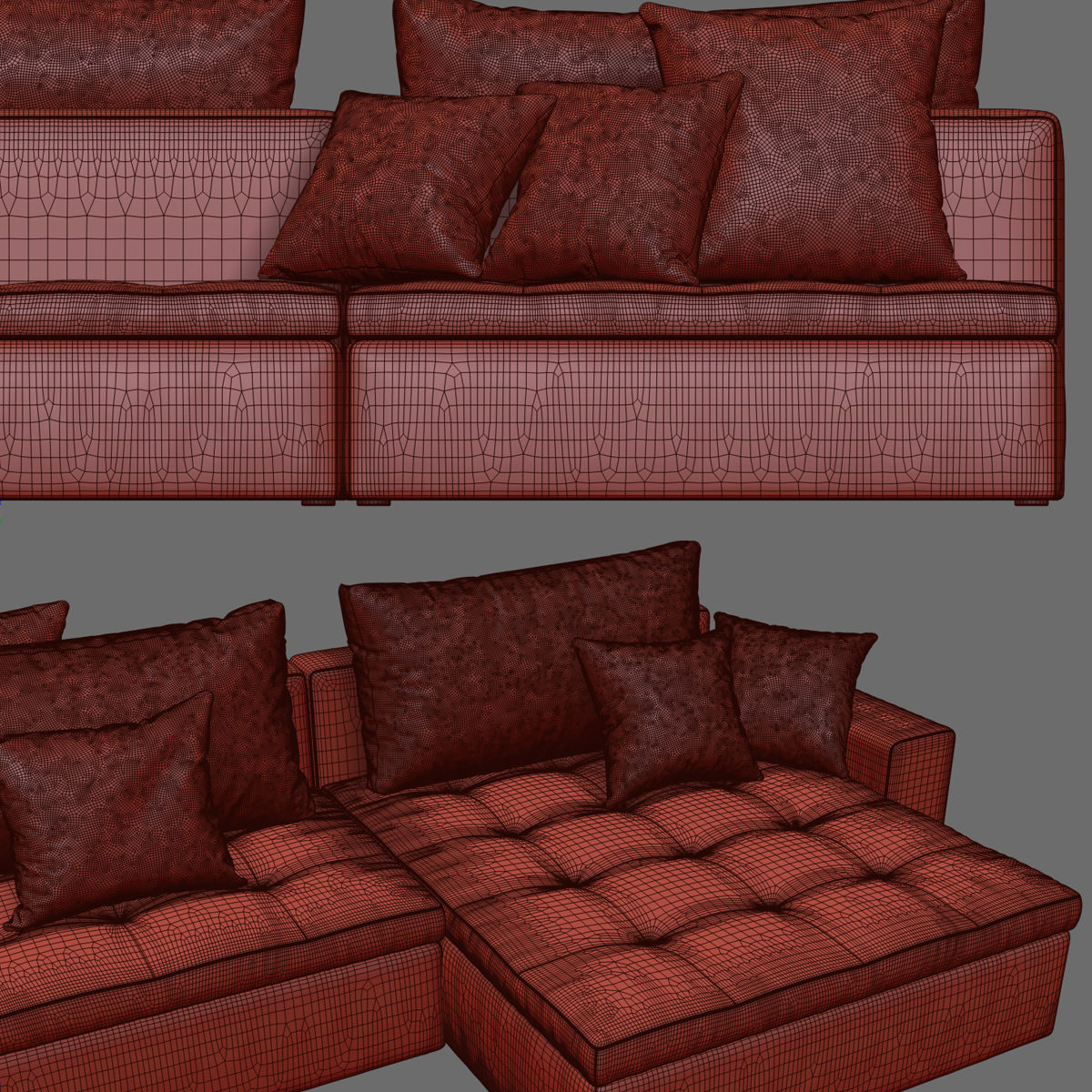 Calligaris sofas collection 3D model_25