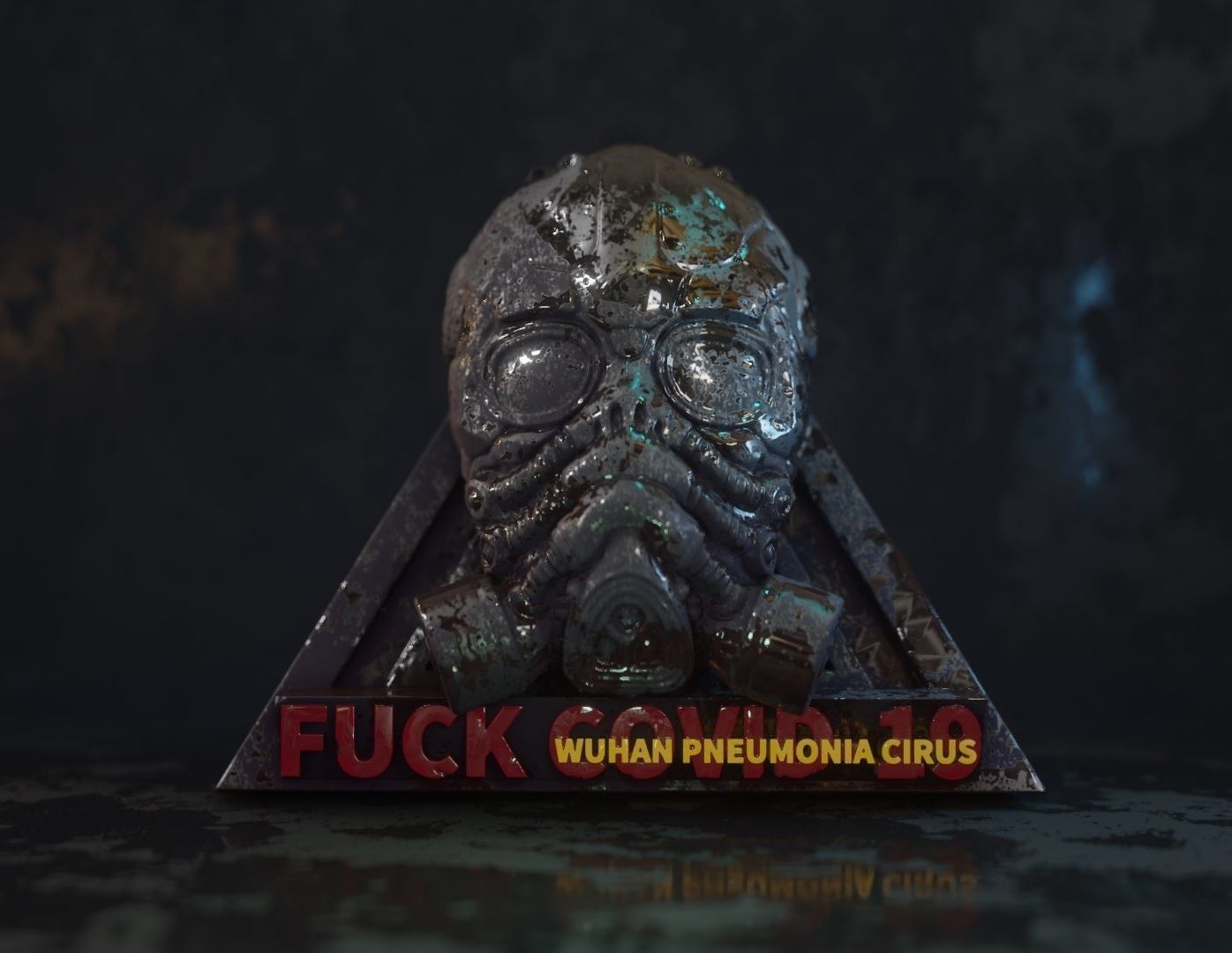 Cyberpunk Mask 3D print model_3