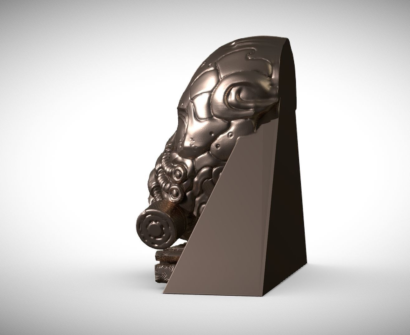 Cyberpunk Mask 3D print model_7