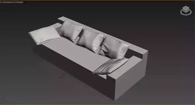sofa and pillows