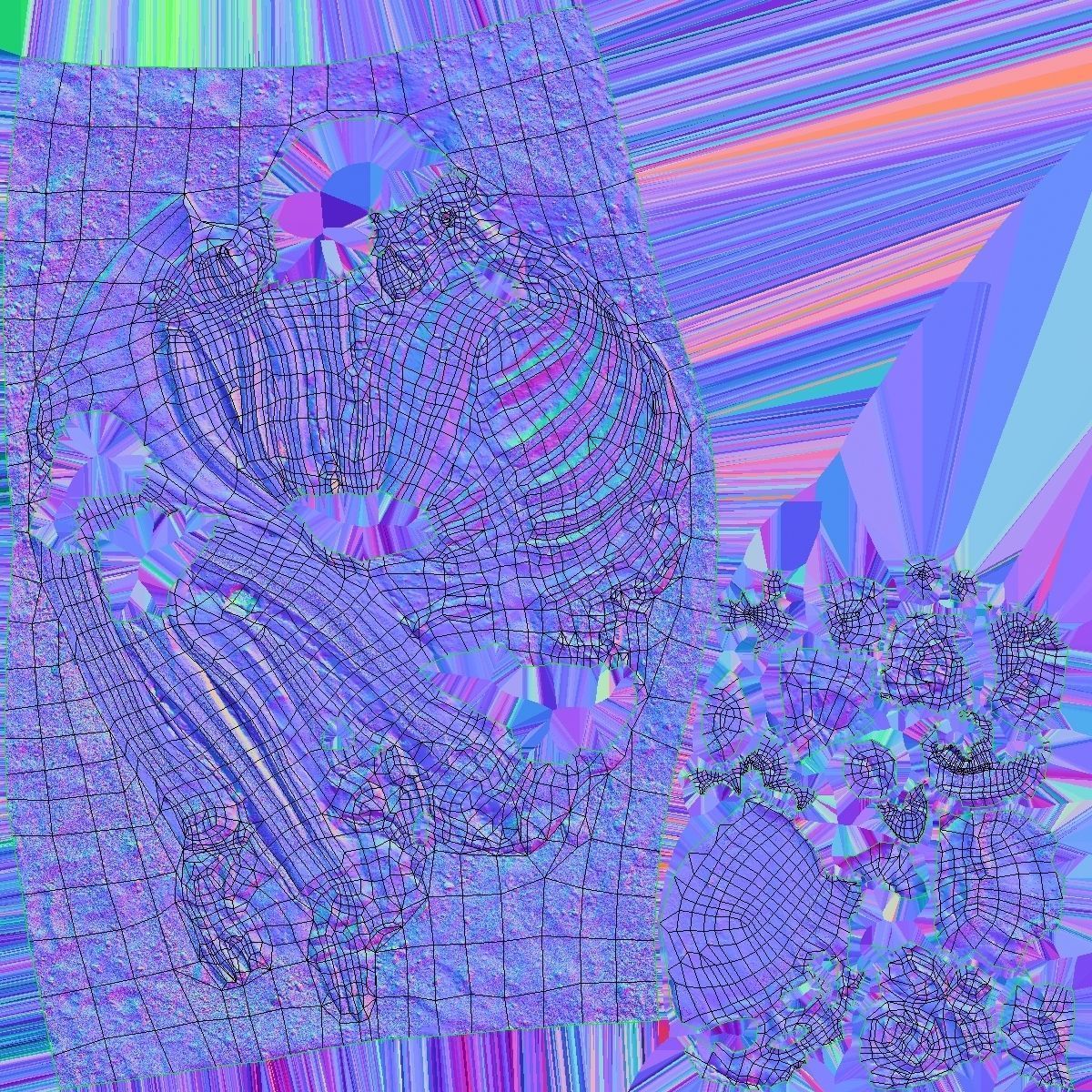 Real humen sceleton Low-poly 3D model_24