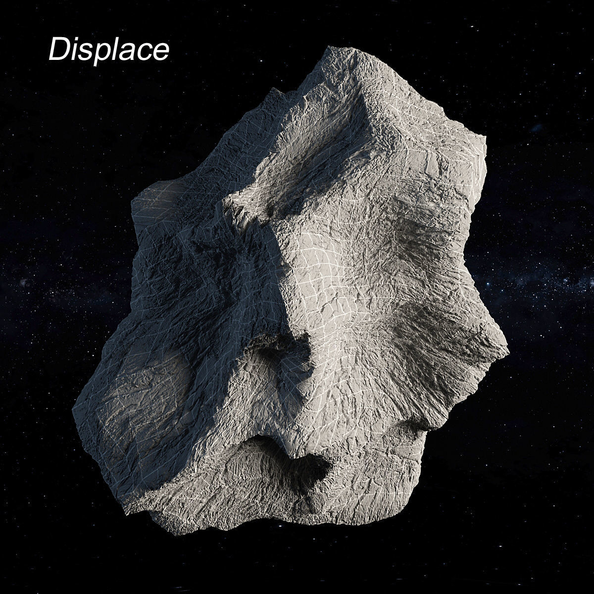 Asteroid 3D model_4