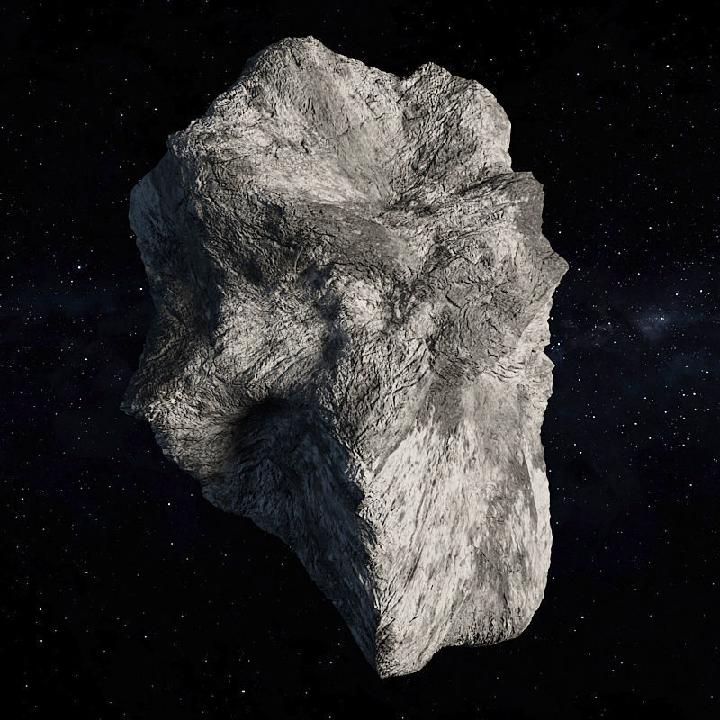 Asteroid 3D model_3
