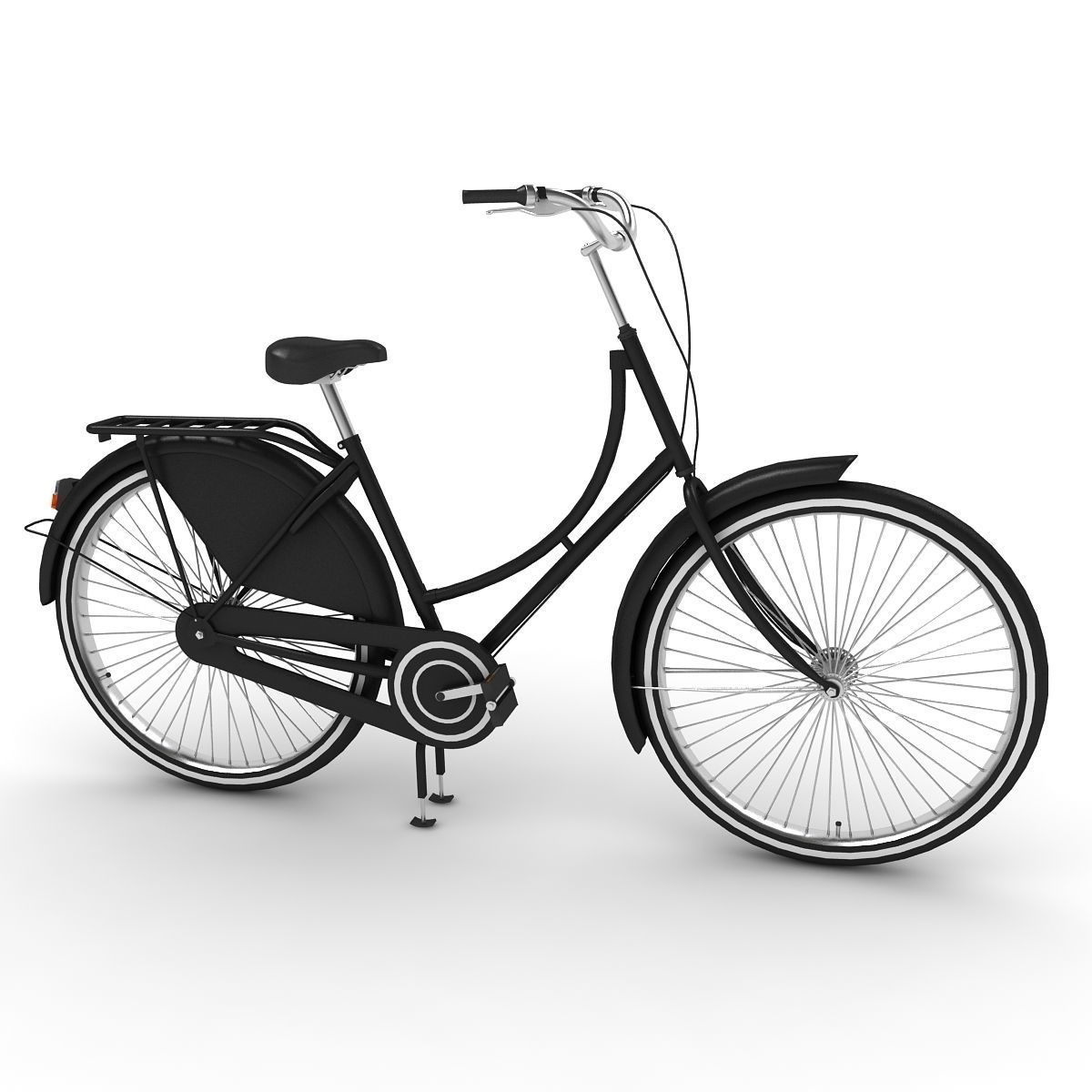 Azor European City Bicycle 3D model_2