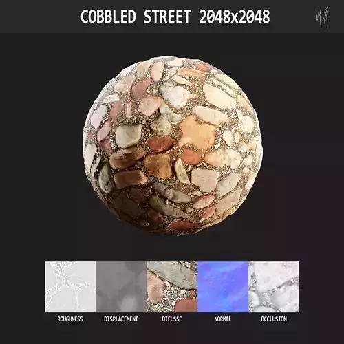 Cobbled Street Texture Texture