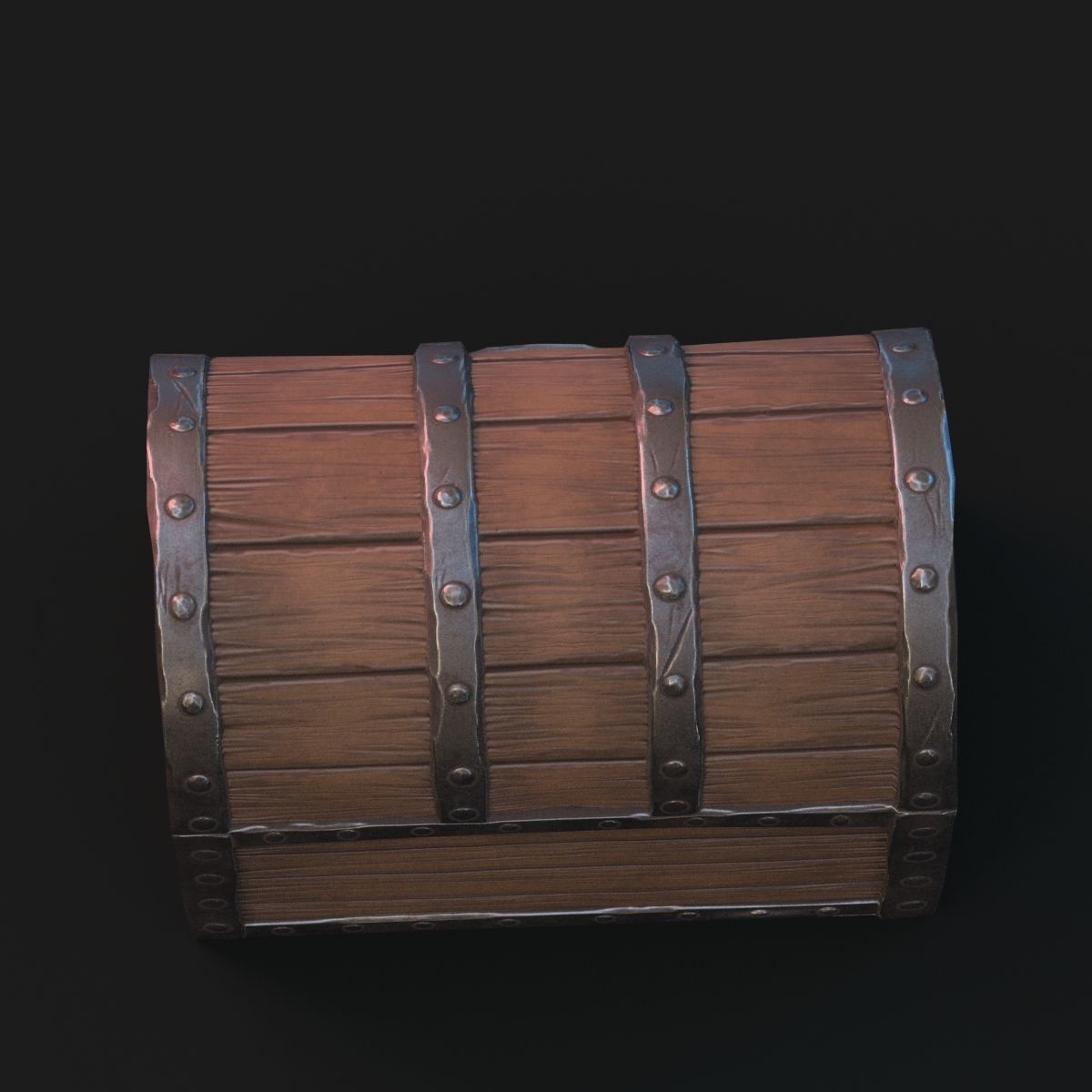 Fantasy chest 3D model_6