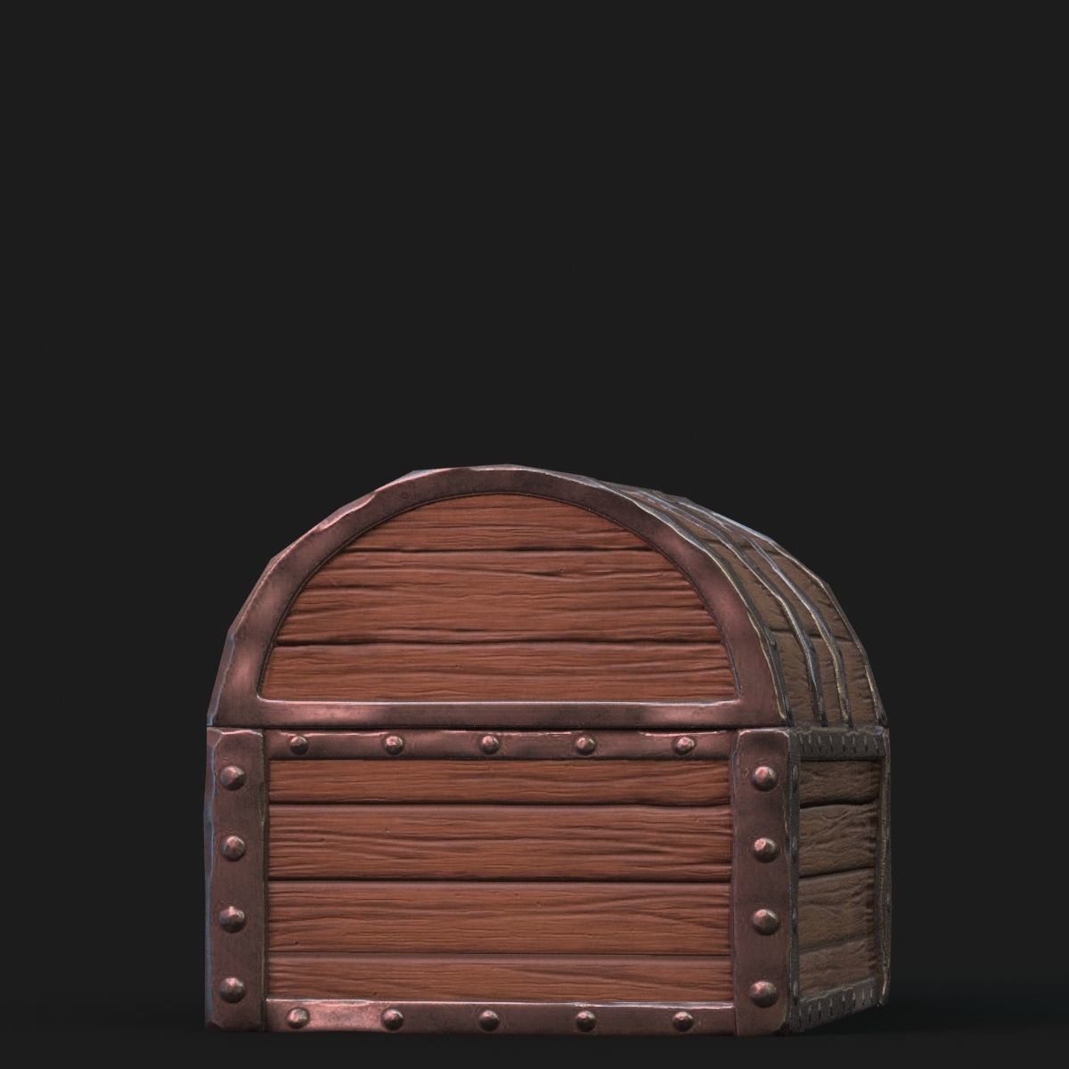 Fantasy chest 3D model_7