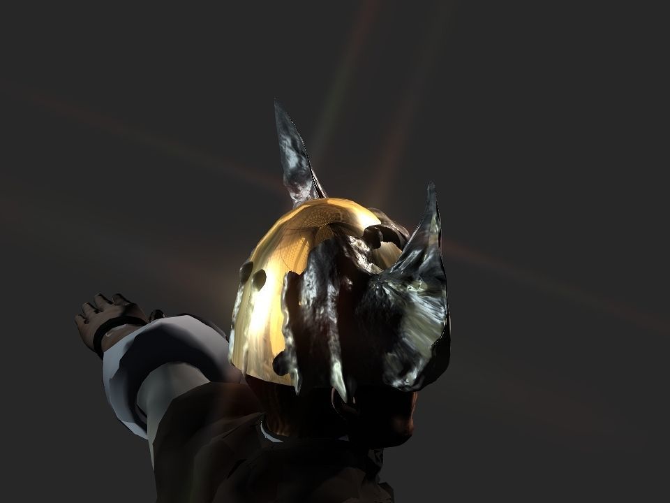 Winged bear viking helm 3D print 3D print model_27