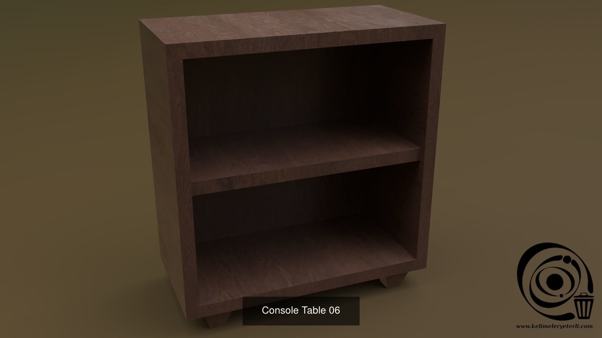 Console Table Set 02 3D Model Collection_4