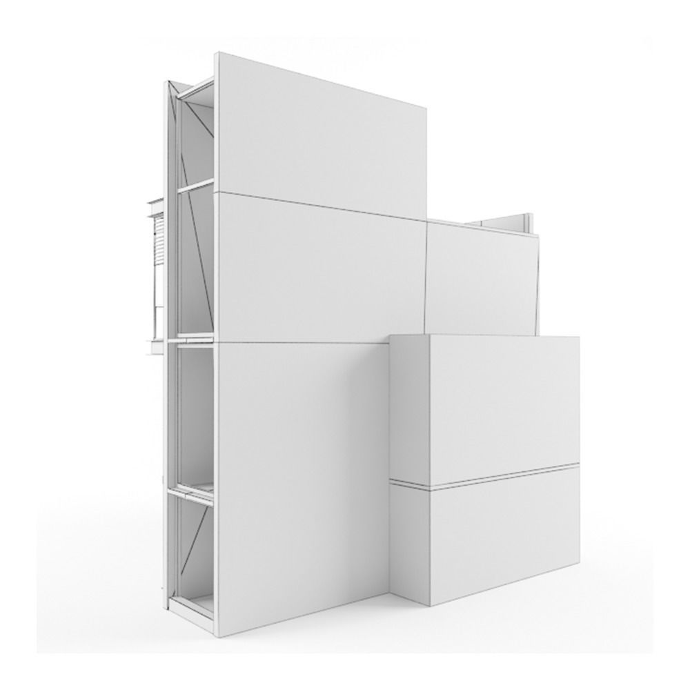 House Modern Villa 02 Low-poly 3D model_8