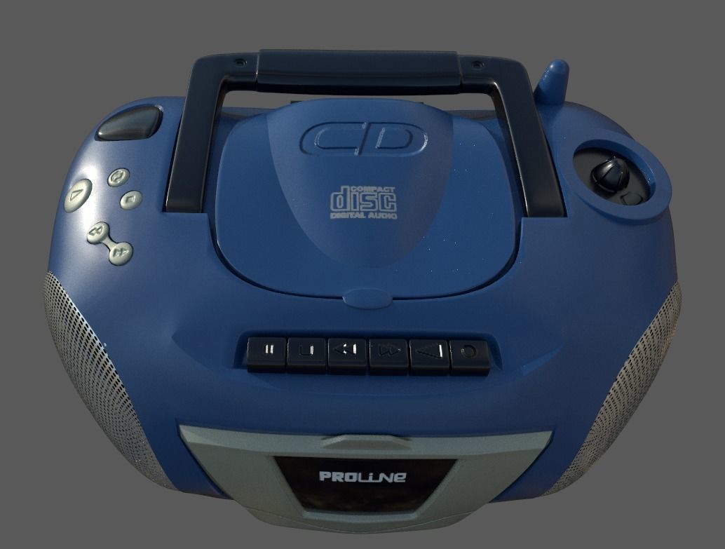 Proline Boombox CD1891  3D model_3