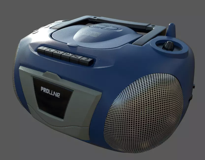 Proline Boombox CD1891  3D model_0