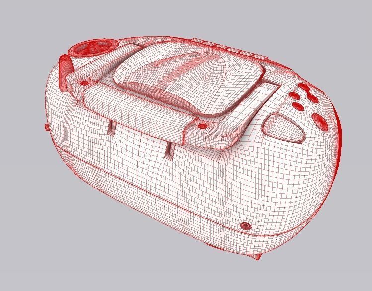 Proline Boombox CD1891  3D model_5