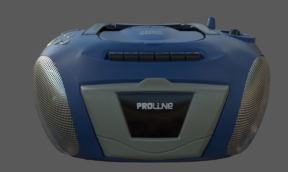 Proline Boombox CD1891  3D model_4