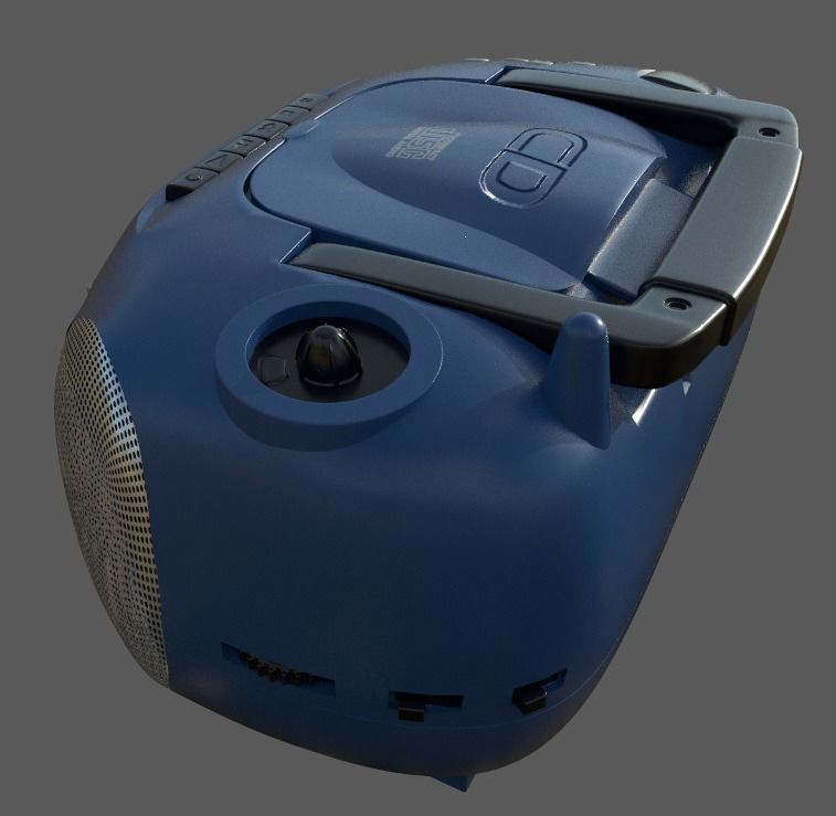 Proline Boombox CD1891  3D model_11